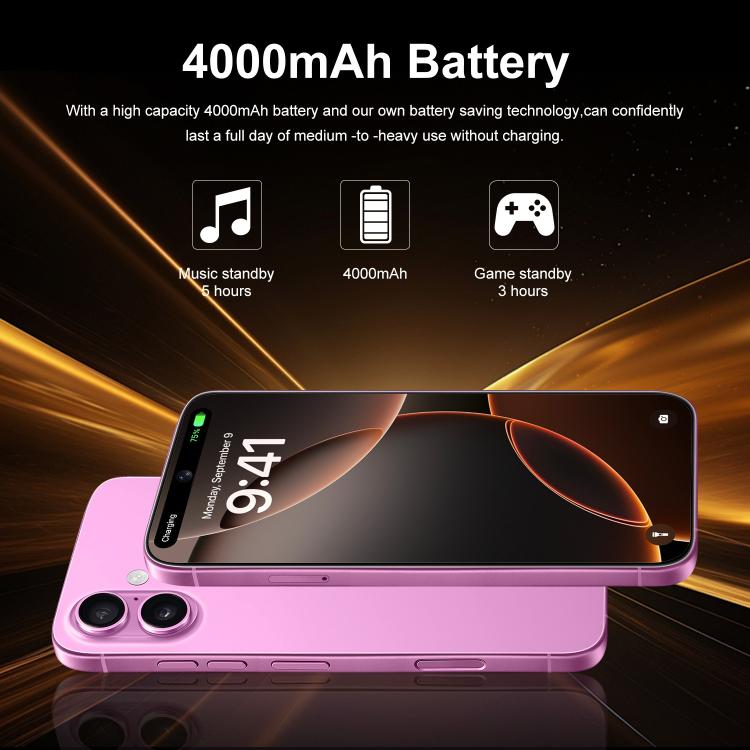 I16 Plus / RAi5, 3GB+64GB, 6.56 inch Android 10 MTK6739 Quad Core, Network: 4G, Dual SIM, Plug:EU Plug(White) - free shipping - PMc TechLife - Order now!