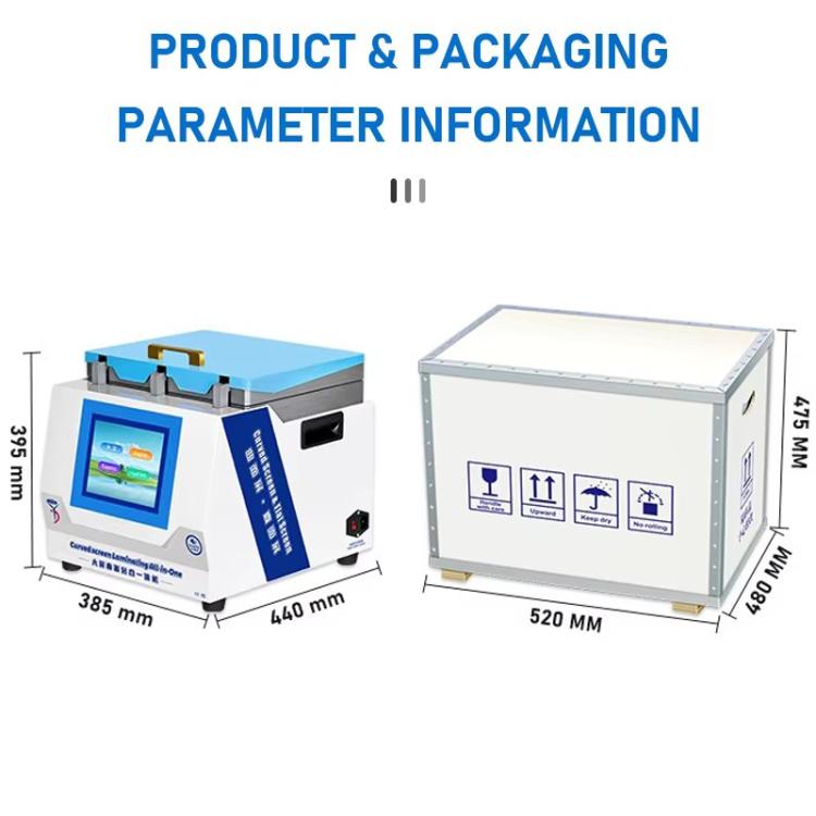 YYD YD-639 UV Curing Laminating Defoaming All-in-One, Plug:UK Plug - free shipping - PMC TechLife - Order now!