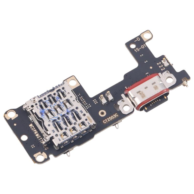 For Realme GT7 5G Charging Port Board With SIM Card Holder Socket, Not Supporting Fast Charging - free shipping - PMC TechLife - Order now!