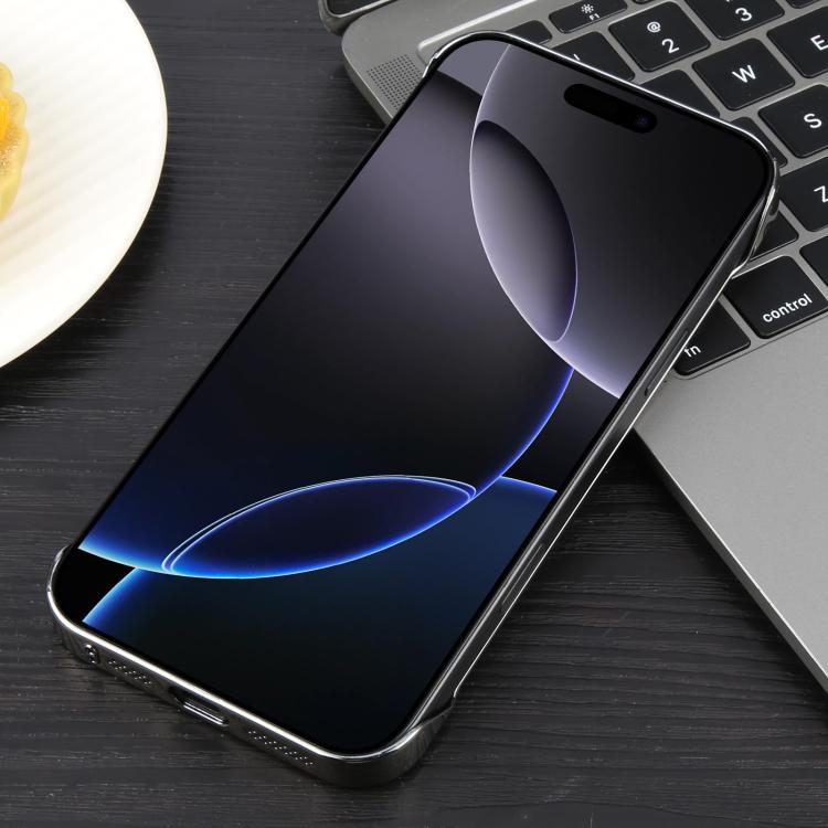 For iPhone 16 Pro Max Electroplating Frameless Frosted Anti-Glare PC MagSafe Phone Case(Titanium Gray) - free shipping - PMC TechLife - Order now!