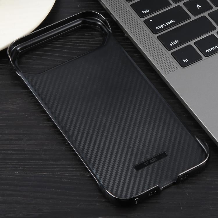 For iPhone 17 Air Electroplating Frameless Frosted Anti-Glare PC MagSafe Phone Case(Black) - free shipping - PMC TechLife - Order now!