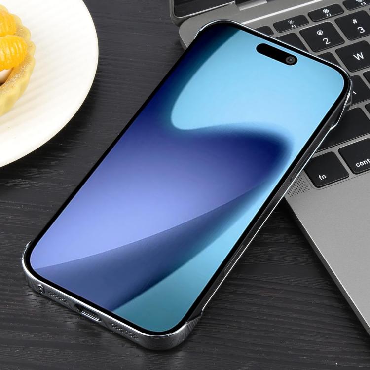 For iPhone 17 Air Electroplating Frameless Frosted Anti-Glare PC MagSafe Phone Case(Silver White) - free shipping - PMC TechLife - Order now!