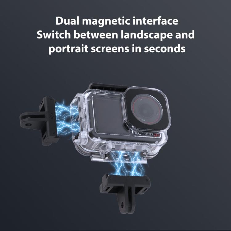 For DJI Osmo Action 5 Pro Magnetic 60m Waterproof Case Diving Case + Gift Kit - free shipping - PMC TechLife - Order now!