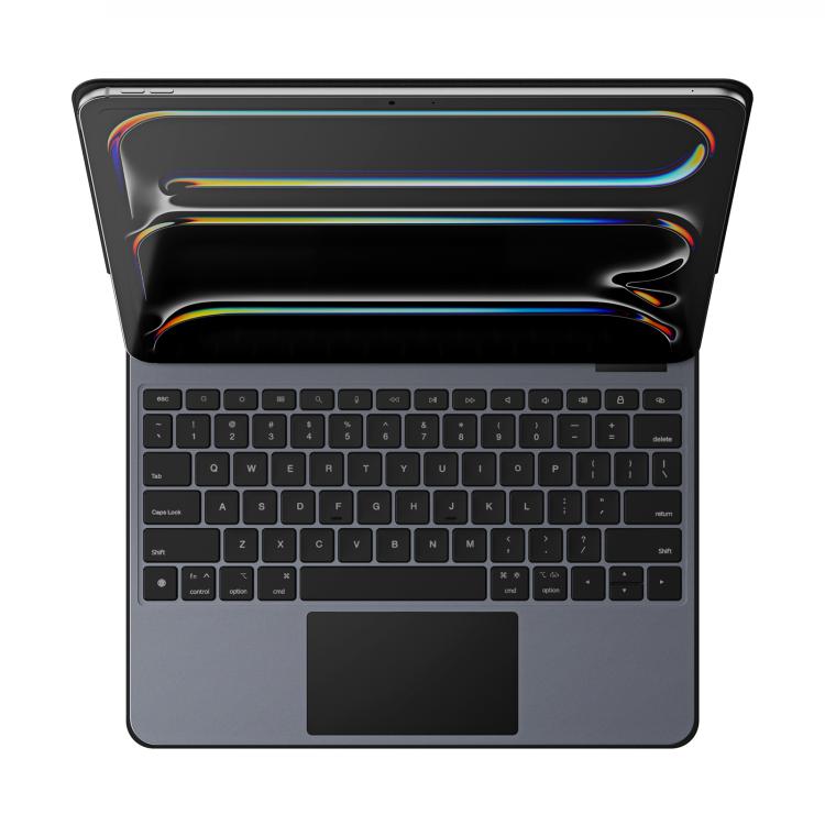 For iPad Pro 13 2024 DUX DUCIS MK Pro Series Floating Magnetic Keyboard Tablet Leather Case(Black) - free shipping - PMC TechLife - Order now!