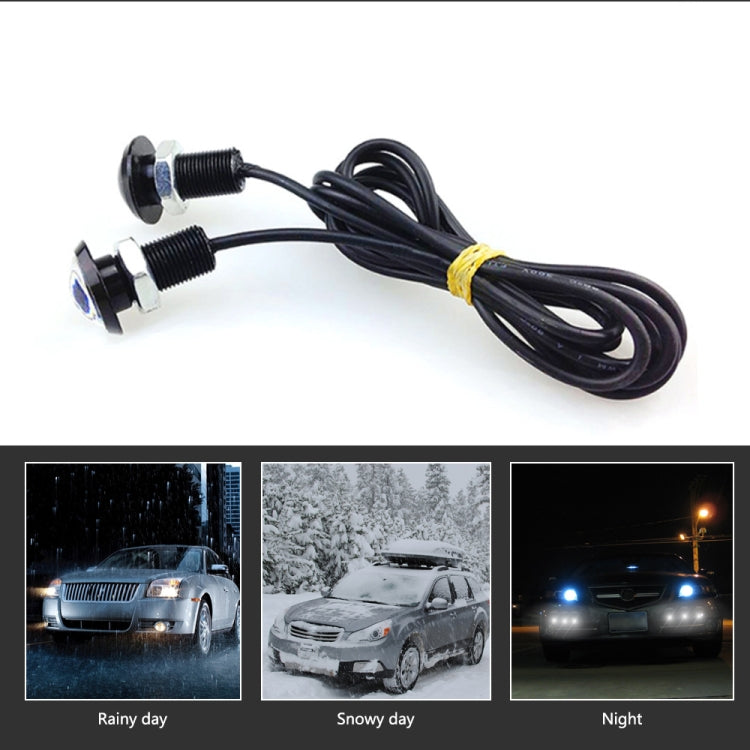 10 PCS 23mm 1.5W DC9-80V Motorcycle Eagle Eye Light Single Lens(Red Light) - Eagle Eye Lights by PMC TechLife | Online Shopping South Africa | PMC TechLife | Buy Now Pay Later Mobicred