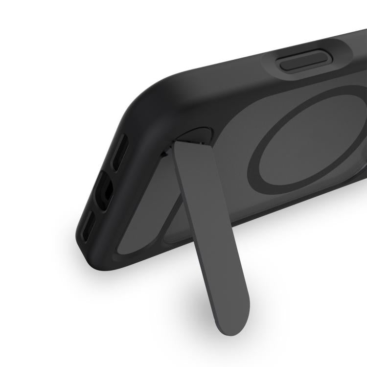 For iPhone 17 Air Kalebol MagSafe Invisible Tilt Holder PC Hybrid TPU Case(Navy Blue) - iPhone 17 Air Cases by Kalebol | Online Shopping South Africa | PMC TechLife | Buy Now Pay Later Mobicred