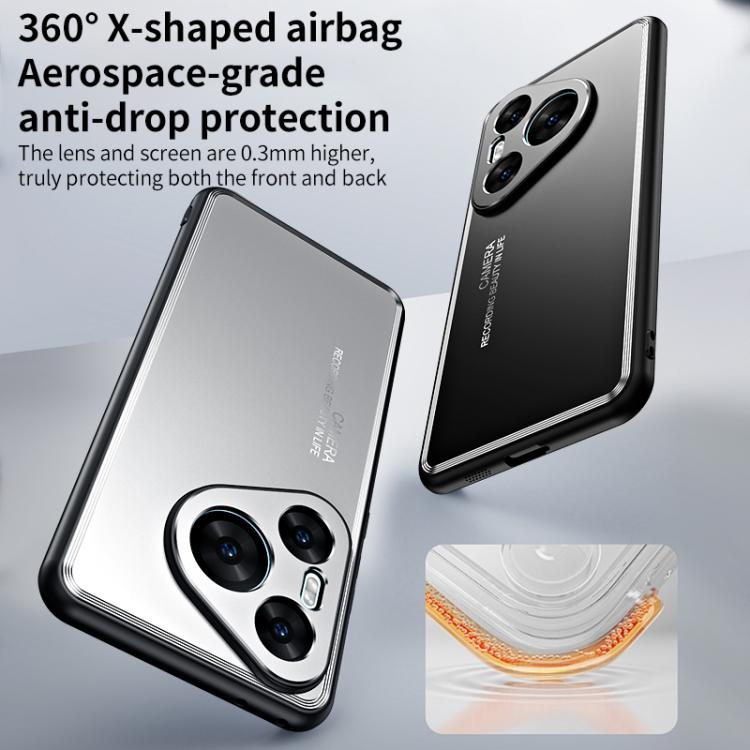 For Huawei Pura 80 5G Frosted Metal Phone Case(Blue) - free shipping - PMC TechLife - Order now!