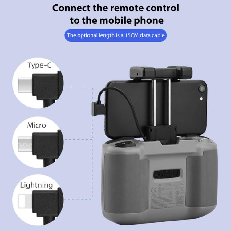 BRDRC Converting Data Cable for DJI Mini 4 Pro / Mavic 3 / Air 2 / Air 2S, Type:15cm Type-C to Type-C - free shipping - PMC TechLife - Order now!