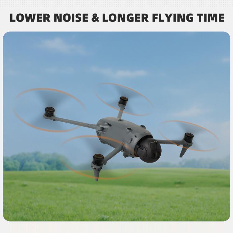 For DJI Mavic 4 Pro Sunnylife 1158F Quick-Release Propellers Blades, Type:One Pair(Orange Tip) - free shipping - PMC TechLife - Order now!
