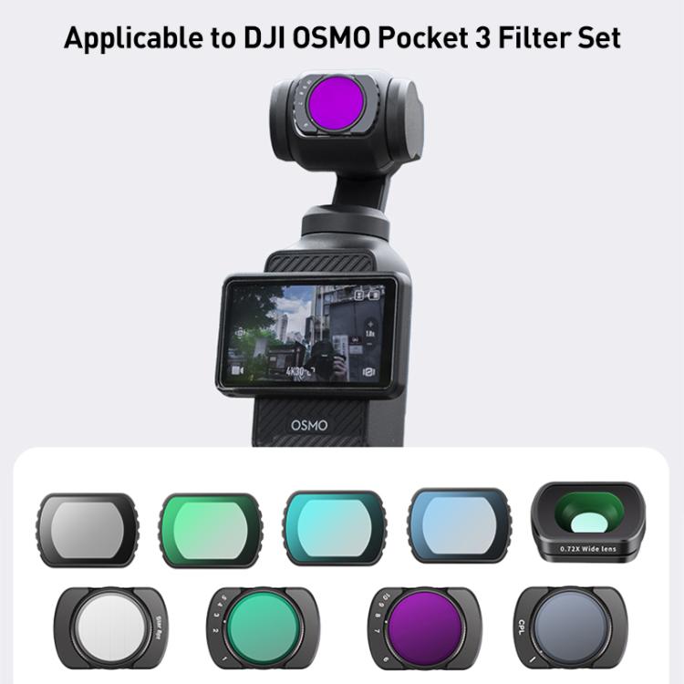 For DJI Osmo Pocket 3 Camera Lens Filter, Filter:NIGHT - free shipping - PMC TechLife - Order now!