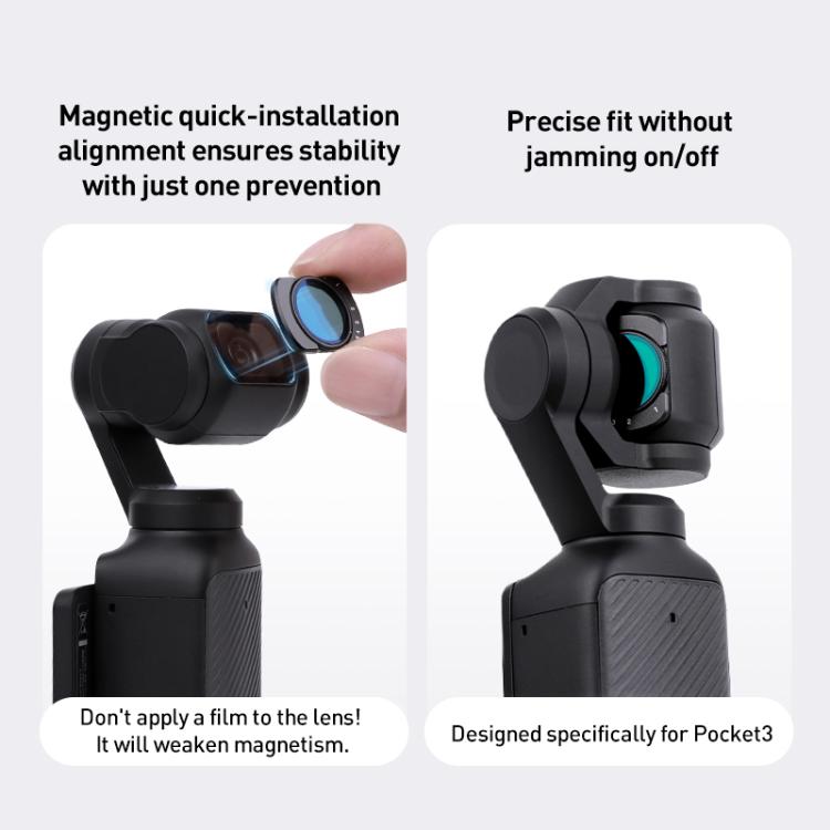 For DJI Osmo Pocket 3 Camera Lens Filter, Filter:NIGHT - free shipping - PMC TechLife - Order now!