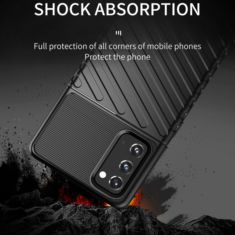 For Samsung Galaxy S20 FE Thunderbolt Shockproof TPU Protective Soft Case(Black) - Galaxy S20 FE Cases by PMC Jewellery | Online Shopping South Africa | PMC Jewellery | Buy Now Pay Later Mobicred