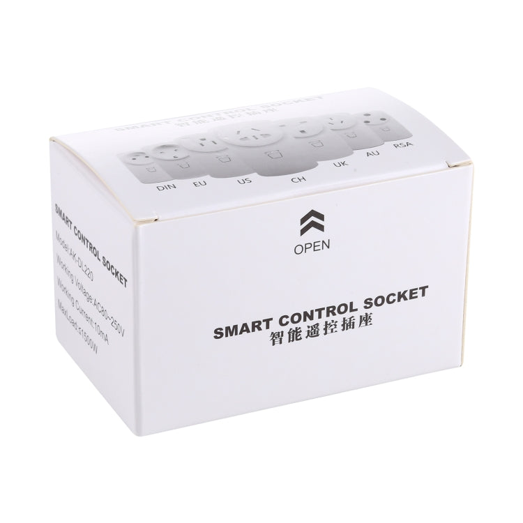 AK-DL220 220V Smart Wireless Remote Control Socket with Remote Control, Plug Type:US Plug - free shipping - PMC Jewellery - Order now!