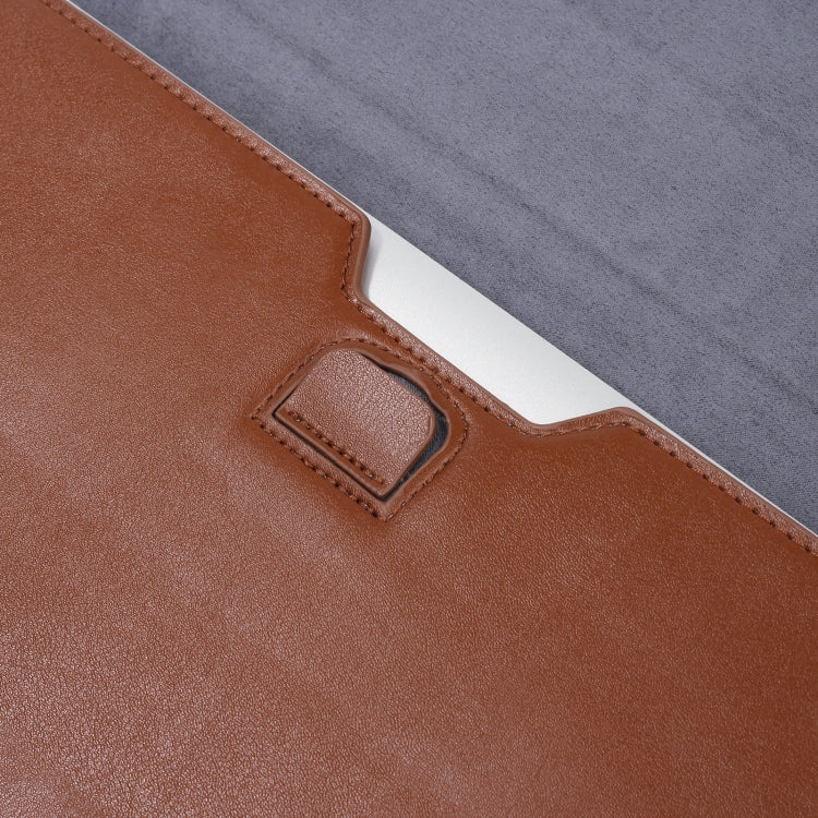 PU Leather Ultra-thin Envelope Bag Laptop Bag for MacBook Air / Pro 11 inch, with Stand Function(Tranquil Blue) - Protective Bags by PMC Jewellery | Online Shopping South Africa | PMC Jewellery | Buy Now Pay Later Mobicred