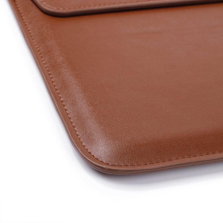 PU Leather Ultra-thin Envelope Bag Laptop Bag for MacBook Air / Pro 11 inch, with Stand Function(Tranquil Blue) - Protective Bags by PMC Jewellery | Online Shopping South Africa | PMC Jewellery | Buy Now Pay Later Mobicred