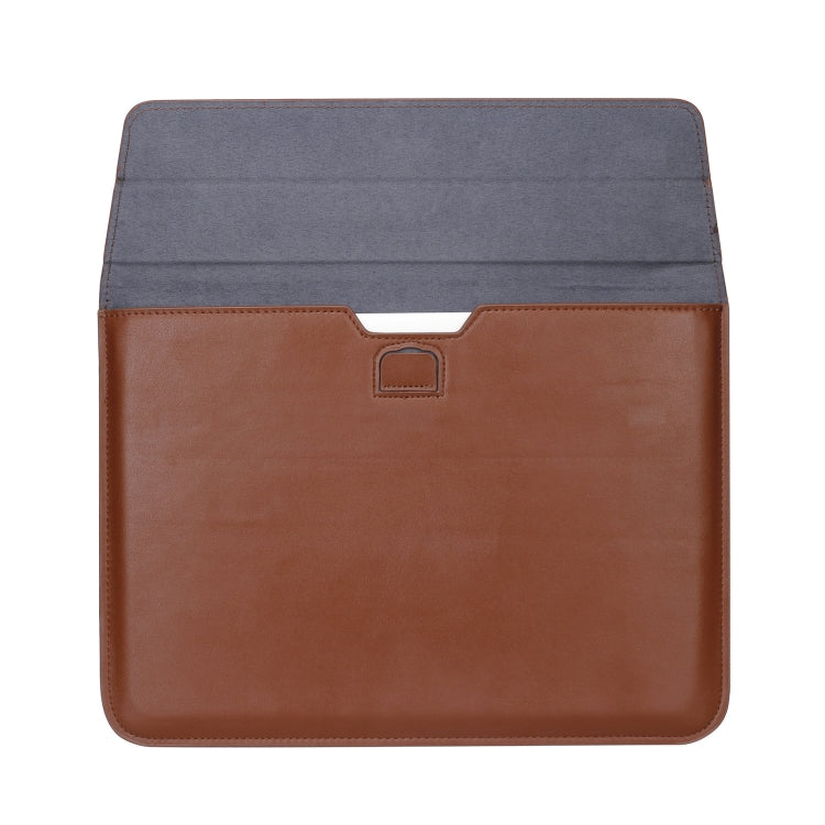 PU Leather Ultra-thin Envelope Bag Laptop Bag for MacBook Air / Pro 11 inch, with Stand Function(Tranquil Blue) - Protective Bags by PMC Jewellery | Online Shopping South Africa | PMC Jewellery | Buy Now Pay Later Mobicred