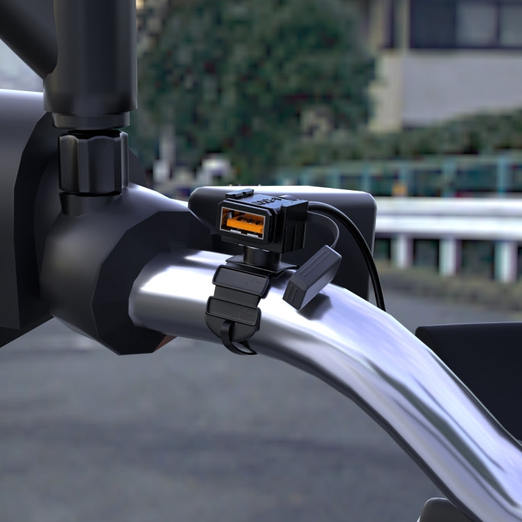 WUPP CS-1186A1 Motorcycle SAE Dual USB Fast Charging Charger - free shipping - PMC TechLife - Order now!