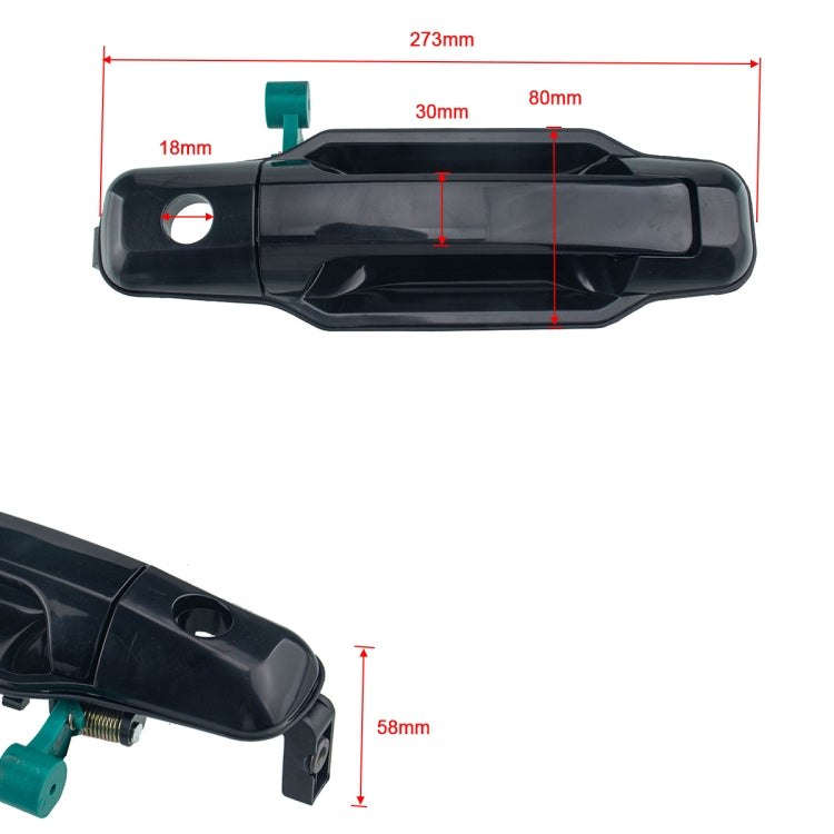 Car Right Front Door Outside Handle 82660-3E010 for KIA Sorento 2003-2006 - Door Handles by PMC TechLife | Online Shopping South Africa | PMC TechLife | Buy Now Pay Later Mobicred