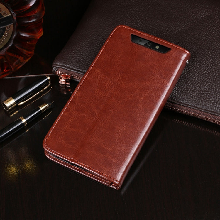 For Blackview BV5500 idewei Crazy Horse Texture Horizontal Flip Leather Case with Holder & Card Slots & Wallet(Red) - More Brand by idewei | Online Shopping South Africa | PMC TechLife | Buy Now Pay Later Mobicred