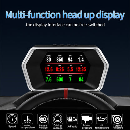 P17 Car HUD Head-up Display GPS Speed Meter Car OBD2 Fault Elimination Code - Head Up Display System by PMC Jewellery | Online Shopping South Africa | PMC Jewellery | Buy Now Pay Later Mobicred