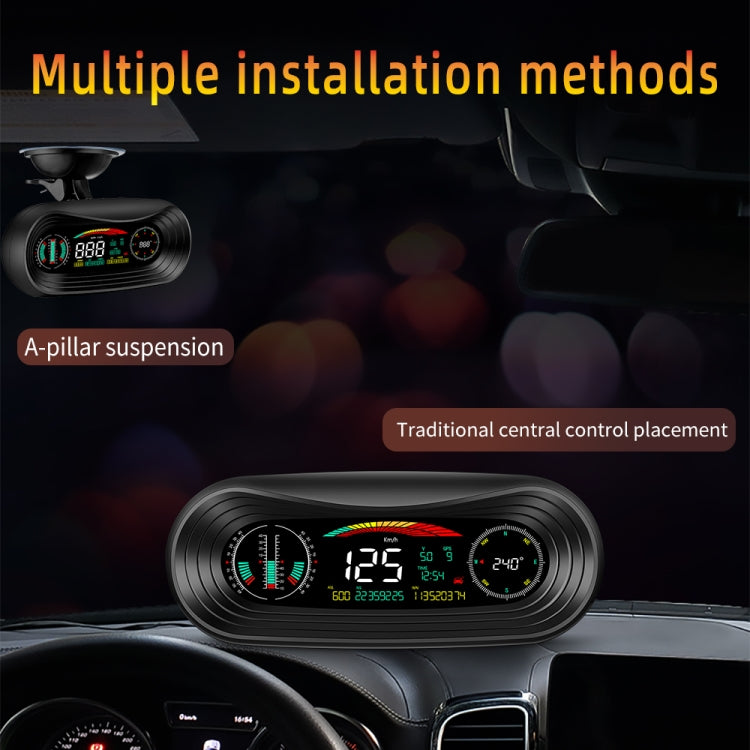 P18 GPS Car HUD Head-up Display Vehicle Speed / Voltage / Mileage - Head Up Display System by PMC Jewellery | Online Shopping South Africa | PMC Jewellery | Buy Now Pay Later Mobicred