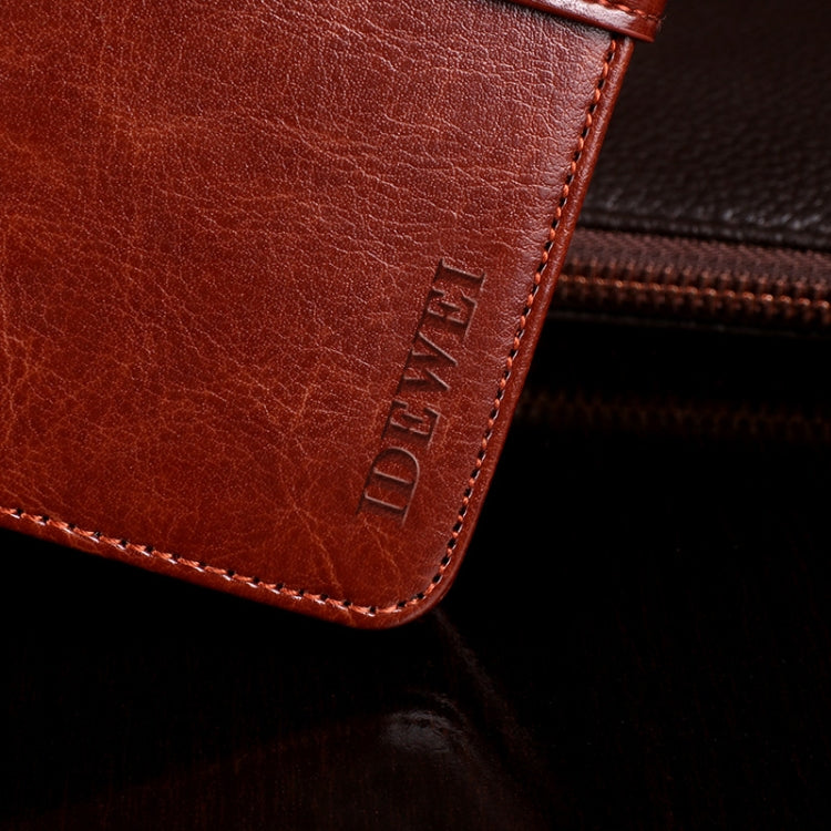 For Wiko View4 Lite idewei Crazy Horse Texture Horizontal Flip Leather Case with Holder & Card Slots & Wallet(Red) - free shipping - PMC Jewellery - Order now!