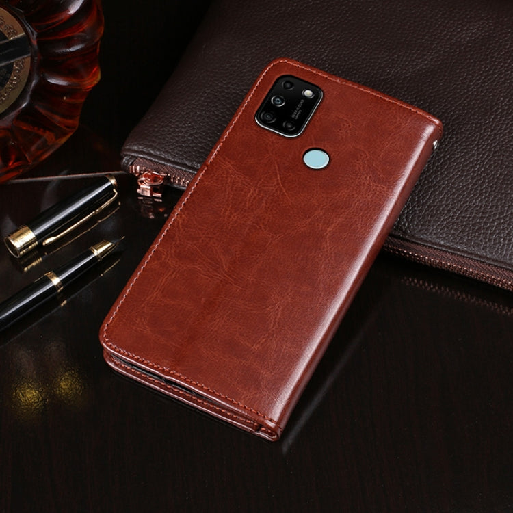 For Wiko View5 Plus idewei Crazy Horse Texture Horizontal Flip Leather Case with Holder & Card Slots & Wallet(Rose Red) - More Brand by idewei | Online Shopping South Africa | PMC Jewellery | Buy Now Pay Later Mobicred