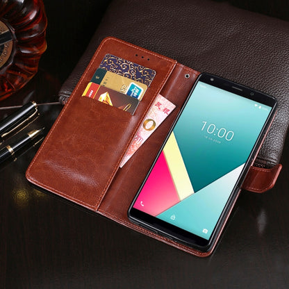 For Wiko Y61 idewei Crazy Horse Texture Horizontal Flip Leather Case with Holder & Card Slots & Wallet(Brown) - Wiko by idewei | Online Shopping South Africa | PMC Jewellery | Buy Now Pay Later Mobicred