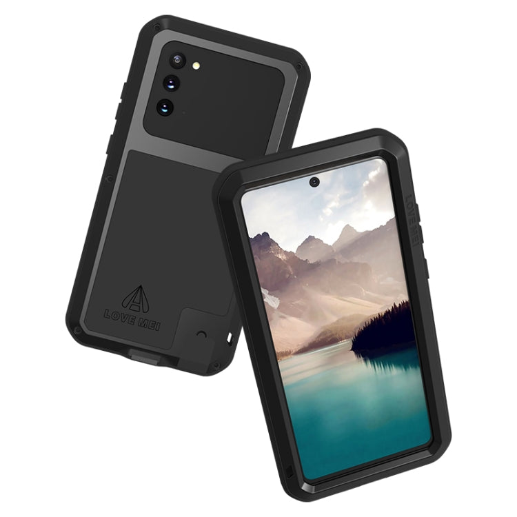 For Samsung Galaxy Note 20 LOVE MEI Metal Shockproof Waterproof Dustproof Protective Case without Glass(Silver) - free shipping - PMC TechLife - Order now!
