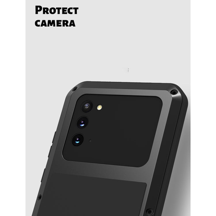 For Samsung Galaxy Note 20 LOVE MEI Metal Shockproof Waterproof Dustproof Protective Case without Glass(Silver) - free shipping - PMC TechLife - Order now!