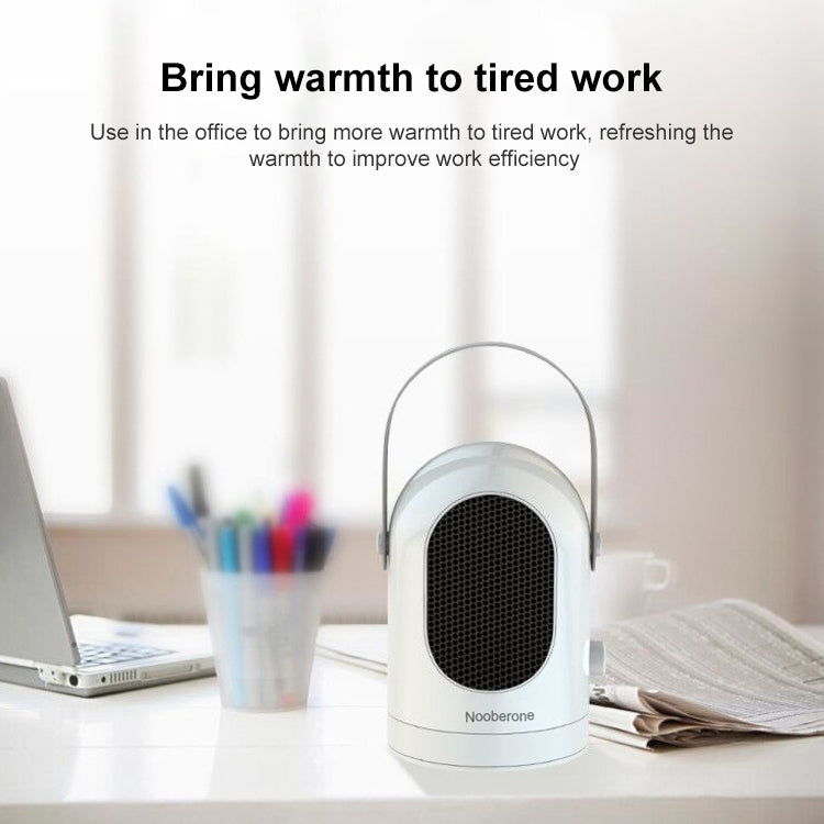 600W Winter Mini Electric Warmer Fan Heater Shaking Head Desktop Household Radiator Energy Saving, UK Plug (White) - Electric Heaters by PMC Jewellery | Online Shopping South Africa | PMC Jewellery | Buy Now Pay Later Mobicred