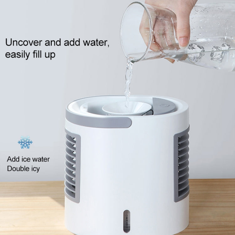 WT-F11 380ml Portable Elliptical Water-cooled Fan (Blue) - Electric Fans by PMC TechLife | Online Shopping South Africa | PMC TechLife | Buy Now Pay Later Mobicred