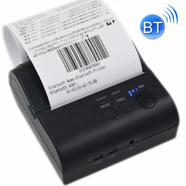 POS-8001LD Portable Bluetooth Thermal Receipt Printer - Printer by PMC TechLife | Online Shopping South Africa | PMC TechLife | Buy Now Pay Later Mobicred