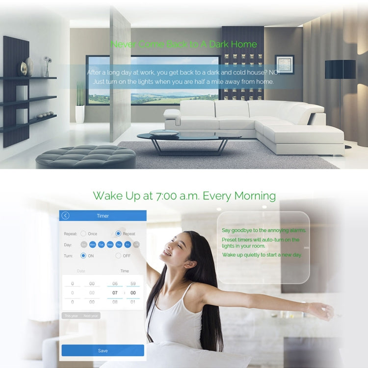 WS-US-03 EWeLink APP & Touch Control 2A 3 Gangs Tempered Glass Panel Smart Wall Switch, AC 90V-250V, US Plug - Smart Socket by PMC TechLife | Online Shopping South Africa | PMC TechLife | Buy Now Pay Later Mobicred