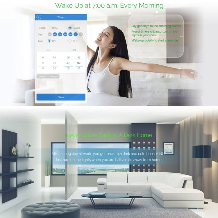 WS-UK-03 EWeLink APP & Touch Control 2A 3 Gangs Tempered Glass Panel Smart Wall Switch, AC 90V-250V, UK Plug - free shipping - PMC TechLife - Order now!