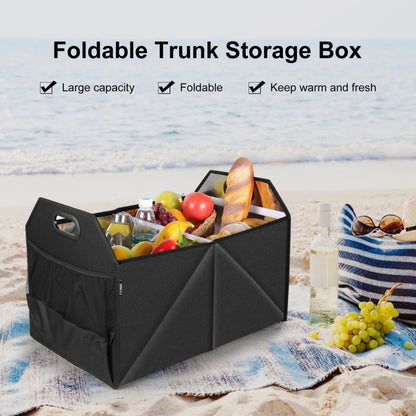 FunAdd Foldable Storage Fresh Box Vehicle Trunk Organizer Bag Transportation Fresh-keeping Box (Black) - Stowing Tidying by FunAdd | Online Shopping South Africa | PMC Jewellery | Buy Now Pay Later Mobicred