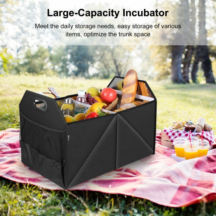 FunAdd Foldable Storage Fresh Box Vehicle Trunk Organizer Bag Transportation Fresh-keeping Box (Black) - Stowing Tidying by FunAdd | Online Shopping South Africa | PMC Jewellery | Buy Now Pay Later Mobicred