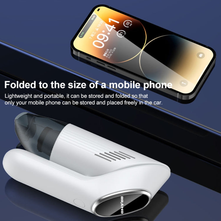 Portable Hand-held Folding Vacuum Cleaner (White) - Vacuum Cleaner by PMC TechLife | Online Shopping South Africa | PMC TechLife | Buy Now Pay Later Mobicred