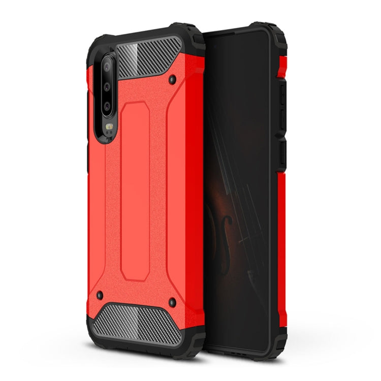 Magic Armor TPU + PC Combination Case for Huawei P30 (Red) - Huawei Cases by PMC TechLife | Online Shopping South Africa | PMC TechLife