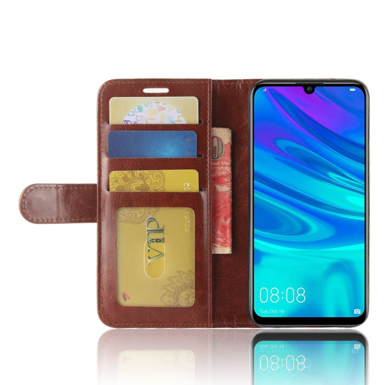 R64 Texture Single Fold Horizontal Flip Leather Case for Huawei P30 Lite, with Holder & Wallet & Card Slots & Photo Frame (Brown) - Huawei Cases by PMC Jewellery | Online Shopping South Africa | PMC Jewellery | Buy Now Pay Later Mobicred