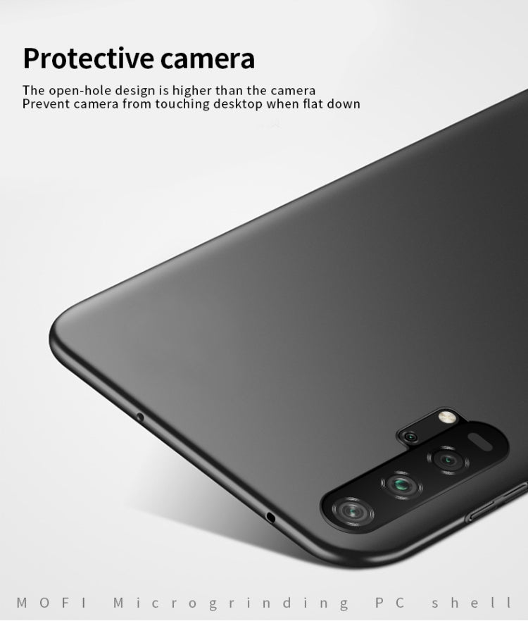 MOFI Frosted PC Ultra-thin Hard Case for Huawei Honor 20 Pro(Black) - Honor Cases by MOFI | Online Shopping South Africa | PMC Jewellery