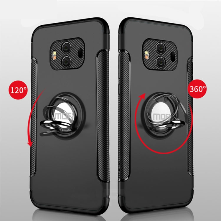 MOFI for  Mysterious Series Huawei Mate 10 Shockproof Protective Back Cover Case with Magnetic Rotatable Ring Holder (Red) - Huawei Cases by MOFI | Online Shopping South Africa | PMC Jewellery | Buy Now Pay Later Mobicred