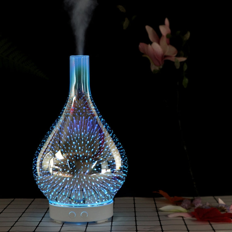 Mini 100ml Household Humidifier Ultrasonic Creative Purification 3D Glass Aromatherapy Machine Automatic Alcohol Sprayer, US Plug - free shipping - PMC TechLife - Order now!