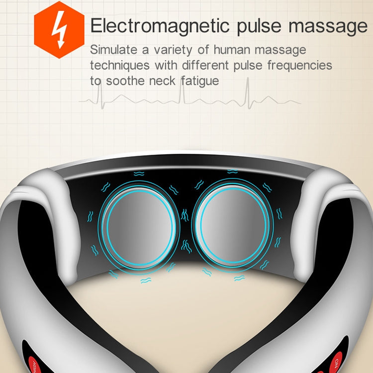 USB Charging 1300 mAh Electric Back Neck Shoulder Electrical Pulse Electric Shock Body Massager - free shipping - PMC TechLife - Order now!