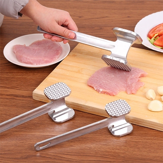 2 PCS Aluminum Alloy Loose Tenderizers Meat Hammer Steak Pork Kitchen Tools, Middle Size: 5.0 x 22.5cm - Gadgets by PMC Jewellery | Online Shopping South Africa | PMC Jewellery | Buy Now Pay Later Mobicred