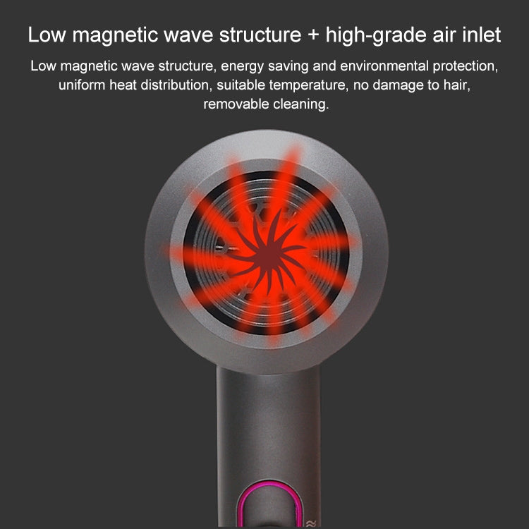 High-power 2000W Anionic Cold Hot Air Constant Temperature Hair Dryer, UK Plug(Grey+Blue) - Hair Dryers & Accessories by PMC TechLife | Online Shopping South Africa | PMC TechLife | Buy Now Pay Later Mobicred