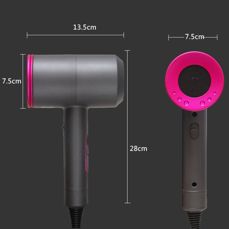 High-power Anionic Cold Hot Air Constant Temperature Hair Dryer, EU Plug(Red + Grey) - Hair Dryers & Accessories by PMC TechLife | Online Shopping South Africa | PMC TechLife | Buy Now Pay Later Mobicred