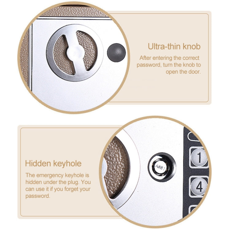 17E Home Mini Electronic Security Lock Box Wall Cabinet Safety Box with Coin-operated Function(Blue) - Safety Box by PMc TechLife | Online Shopping South Africa | PMc TechLife | Buy Now Pay Later Mobicred