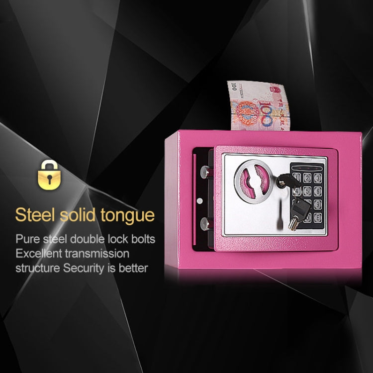 17E Home Mini Electronic Security Lock Box Wall Cabinet Safety Box with Coin-operated Function(White) - Safety Box by PMc TechLife | Online Shopping South Africa | PMc TechLife | Buy Now Pay Later Mobicred
