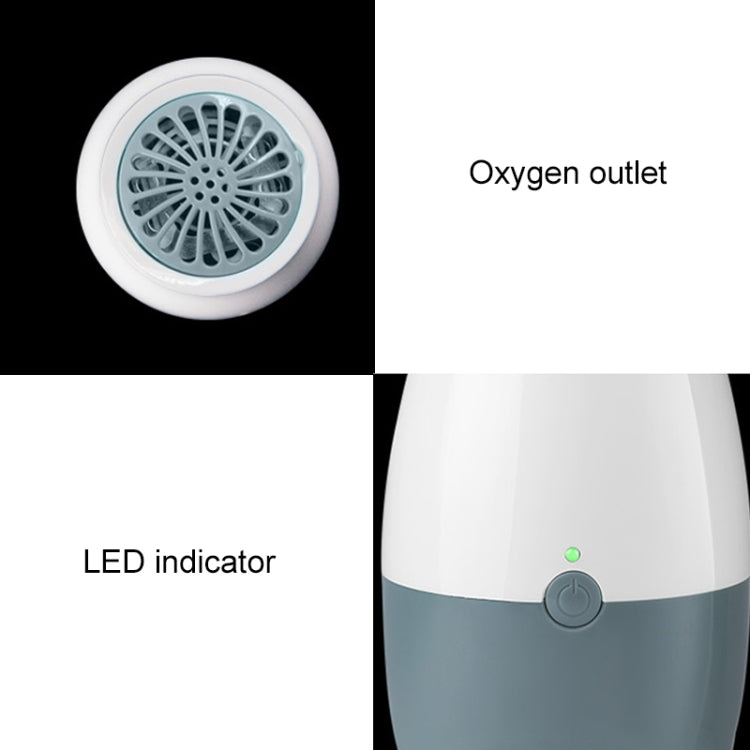 AX168B Mini Fridge Ozone Air Purifier and Fresh Deodorizer (Grey White) - Air Purifiers & Accessories by PMC Jewellery | Online Shopping South Africa | PMC Jewellery | Buy Now Pay Later Mobicred